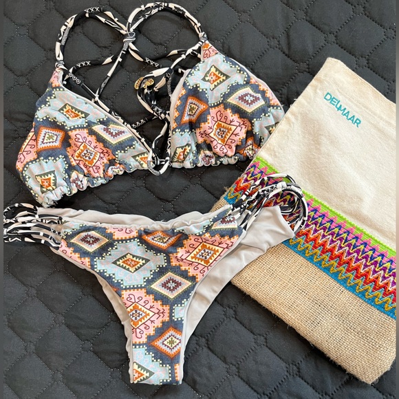 DEL MAAR Other - DEL MAAR bikini 👙 reversible, with duster